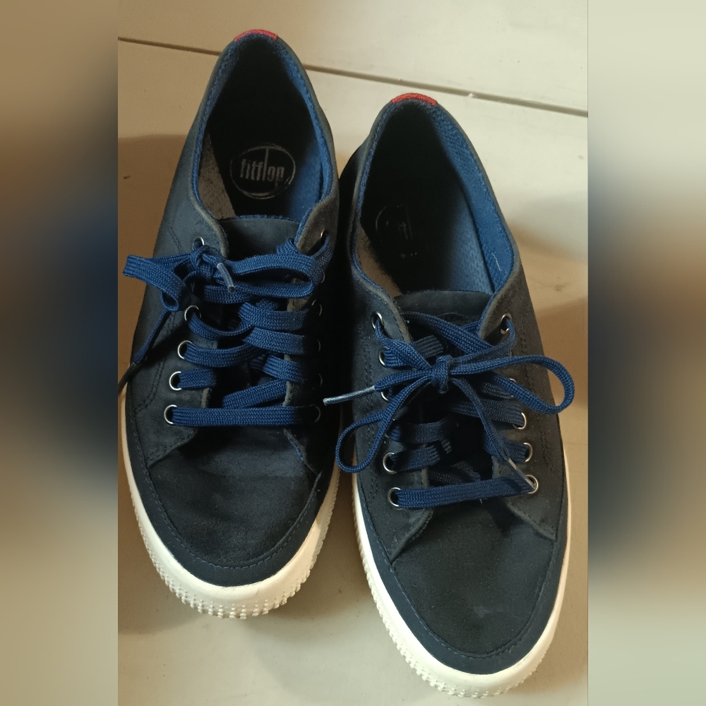 Fitflop Blue Suede Shoes